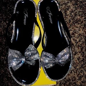 Very Cute Rhinestone Flip Flops